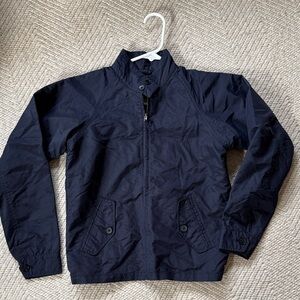 Kids Lands End Dark Blue Lightweight Jacket size M 10-12